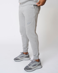 Mens Marl Grey Tech Jogsuit