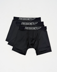 Mens 3-Pack Black Mesh Boxers