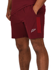Mens Maroon Active Vent Shorts