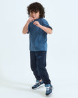 Infants Oversized T-Shirt - Dusk Blue