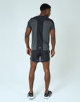 Mens Kinetic Shorts Set - Grey/Black