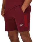 Mens Maroon Active Vent Shorts