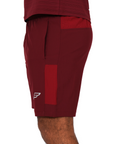 Mens Maroon Active Vent Shorts