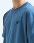 Juniors Oversized T-Shirt - Dusk Blue