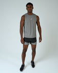 Mens Intent Shorts Set - Light Grey/Black