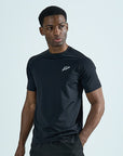 Mens Grid Tech T-Shirt - Power Black