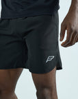Mens Black Content Shorts