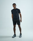 Mens Grid Tech T-Shirt - Power Black