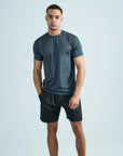 Mens Arc Shorts Set - Carbon Black