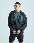 Mens Arc Windbreaker - Carbon Black