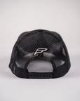 Black Mesh Trucker Cap