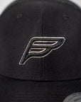 Black Mesh Trucker Cap