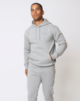Mens Marl Grey Tech Jogsuit