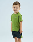 Infants Rise Shorts Set - Lime