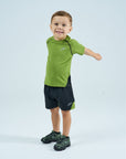 Infants Rise Shorts Set - Lime