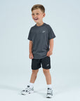 Infants Core Shorts Set - Grey/Black