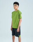 Juniors Rise Shorts Set - Lime