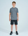 Juniors True Form 3 Piece Shorts Set - Carbon