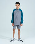 Juniors True Form 3 Piece Shorts Set - Turquoise