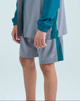 Juniors True Form 3 Piece Shorts Set - Turquoise
