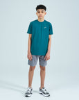 Juniors True Form Shorts Set - Turquoise