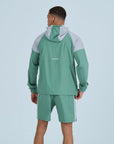 Mens Pace Windbreaker - Green/Greige