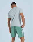 Mens Pace Shorts - Green/Greige