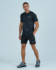 Mens Core Shorts Set - Black/Black