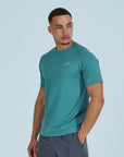 Mens Core Shorts Set - Green/Grey