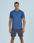 Mens Core Shorts Set - Blue/Grey