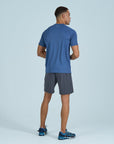 Mens Core Shorts Set - Blue/Grey