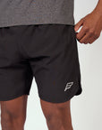 Mens Black Content Shorts