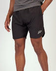 Mens Black Content Shorts