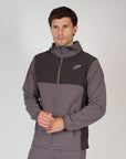 Mens Mid Grey Evolve Track Jacket
