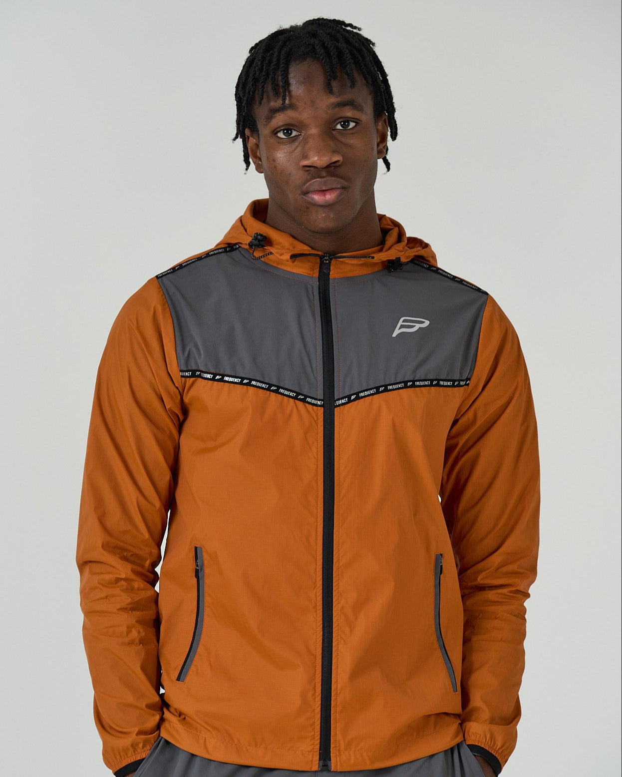 Mens Burnt Orange Action Tech Tracksuit