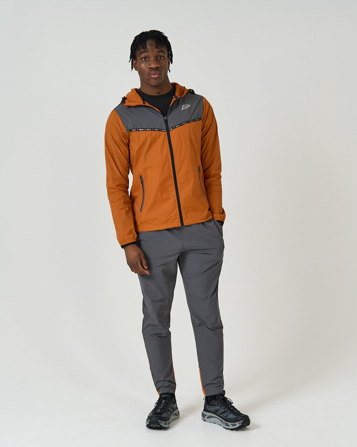 Mens Burnt Orange Action Tech Tracksuit
