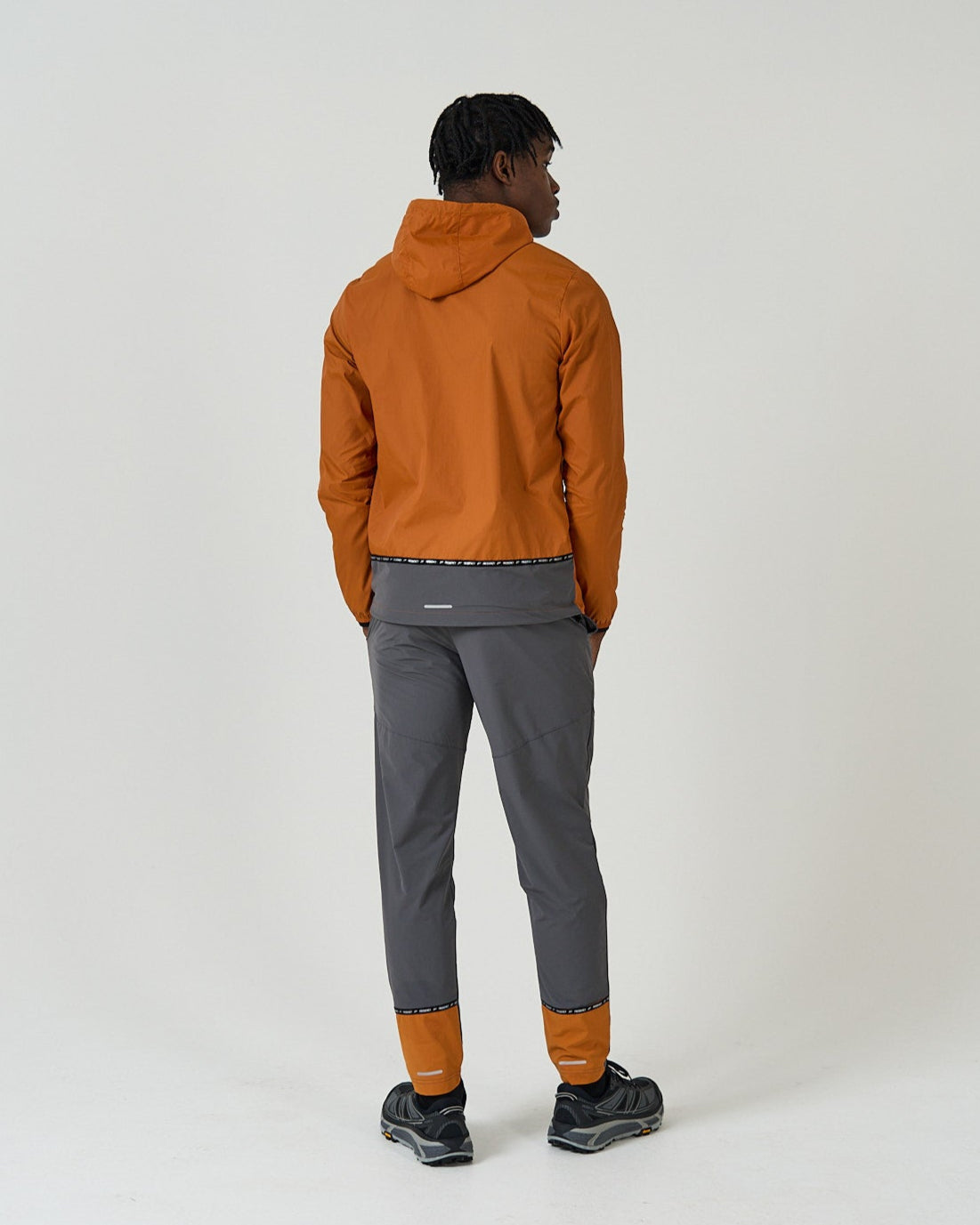 Mens Burnt Orange Action Tech Tracksuit