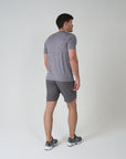 Mens Slate Grey Content Shorts