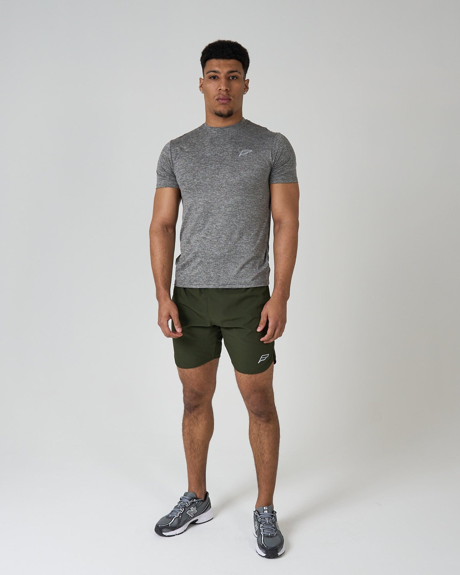 Mens Khaki Green Focus T-Shirt