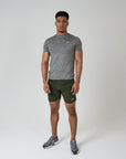Mens Khaki Green Focus T-Shirt