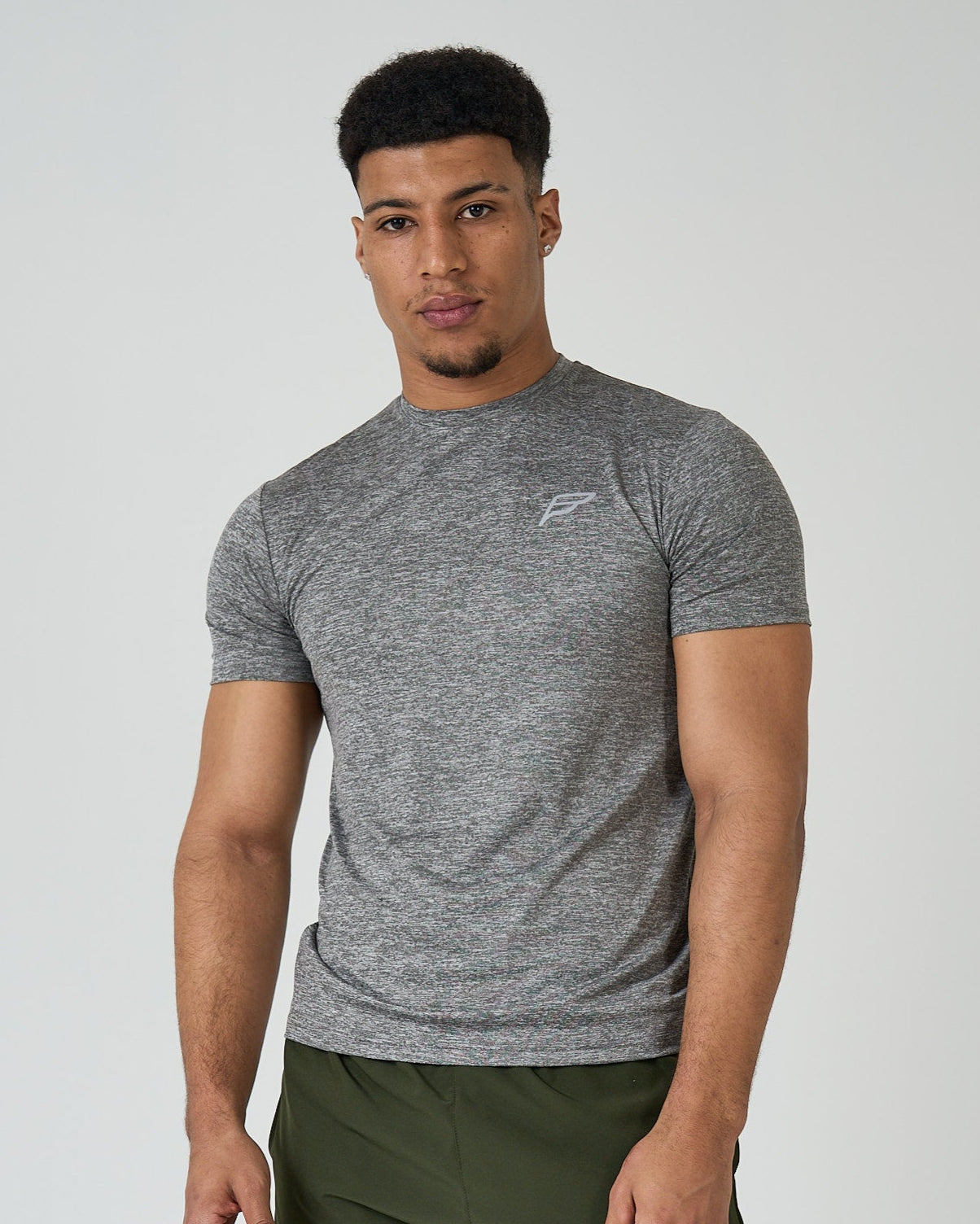 Mens Khaki Green Focus T-Shirt