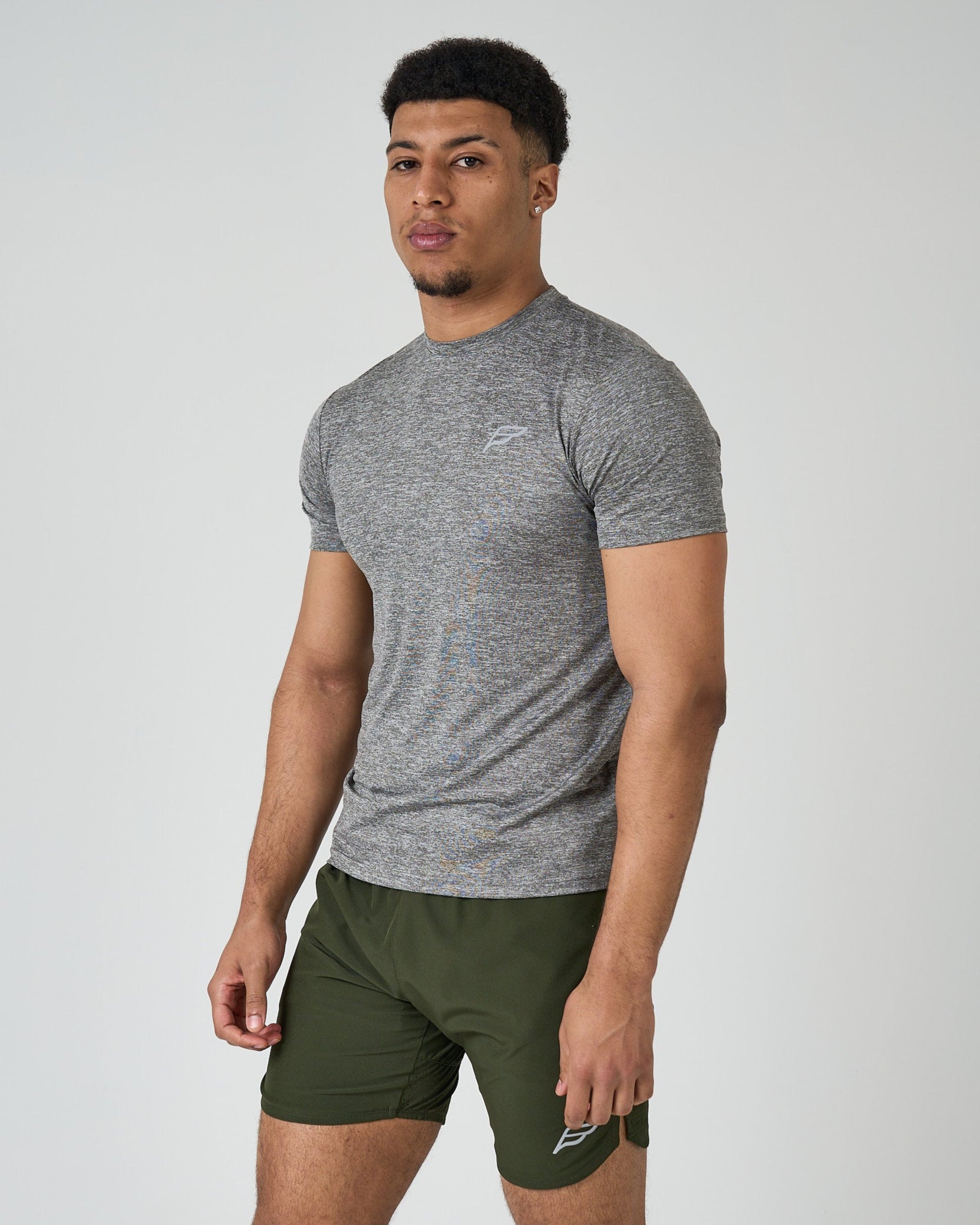 Mens Khaki Green Focus T-Shirt