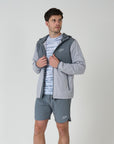 Mens Grey Power Pro Windbreaker