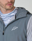 Mens Grey Power Pro Windbreaker