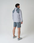 Mens Grey Power Pro Windbreaker