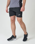 Mens Black 5" Intense Tech Shorts