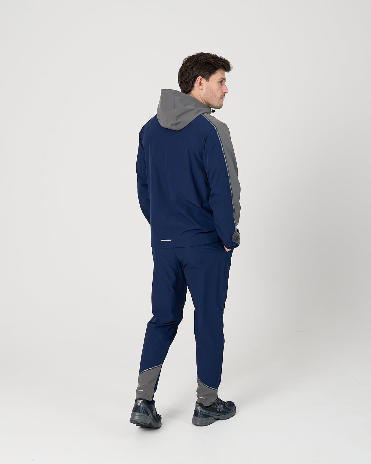 Mens Transform Tracksuit - Navy/Grey