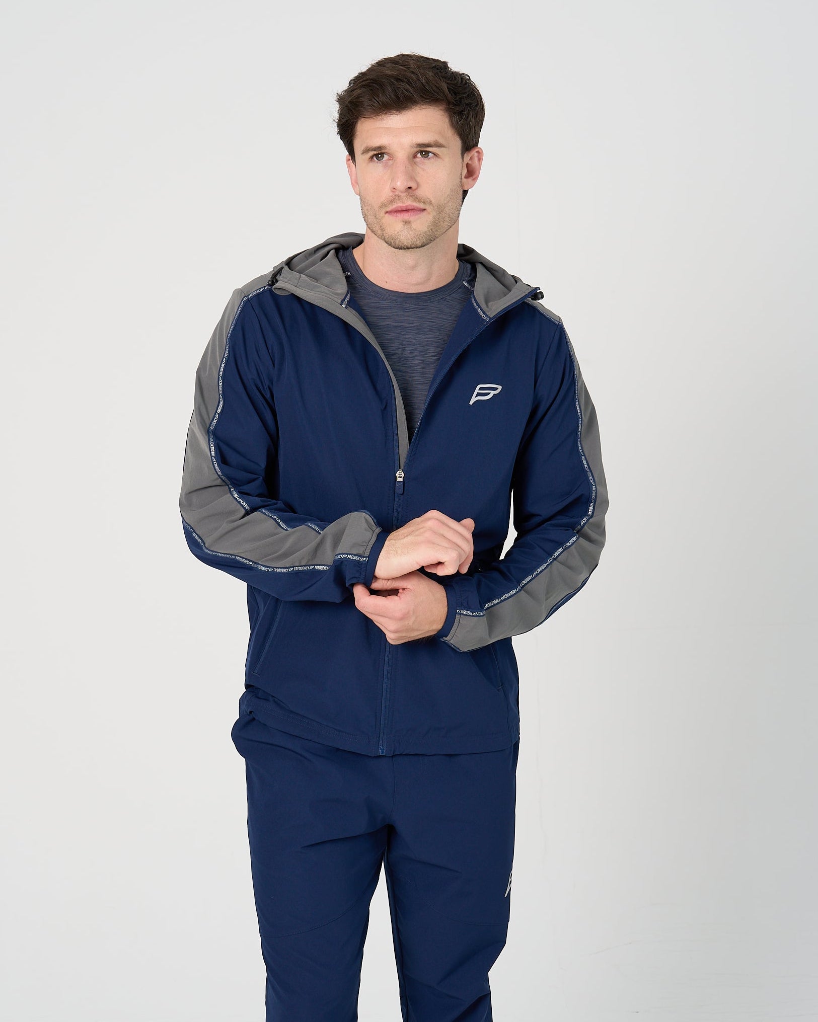 Mens Transform Tracksuit - Navy/Grey