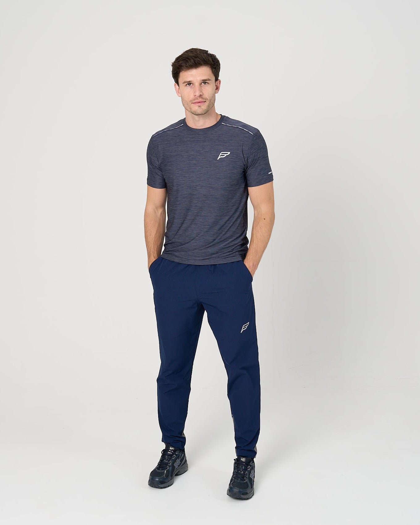 Mens Transform T-Shirt - Navy/Grey