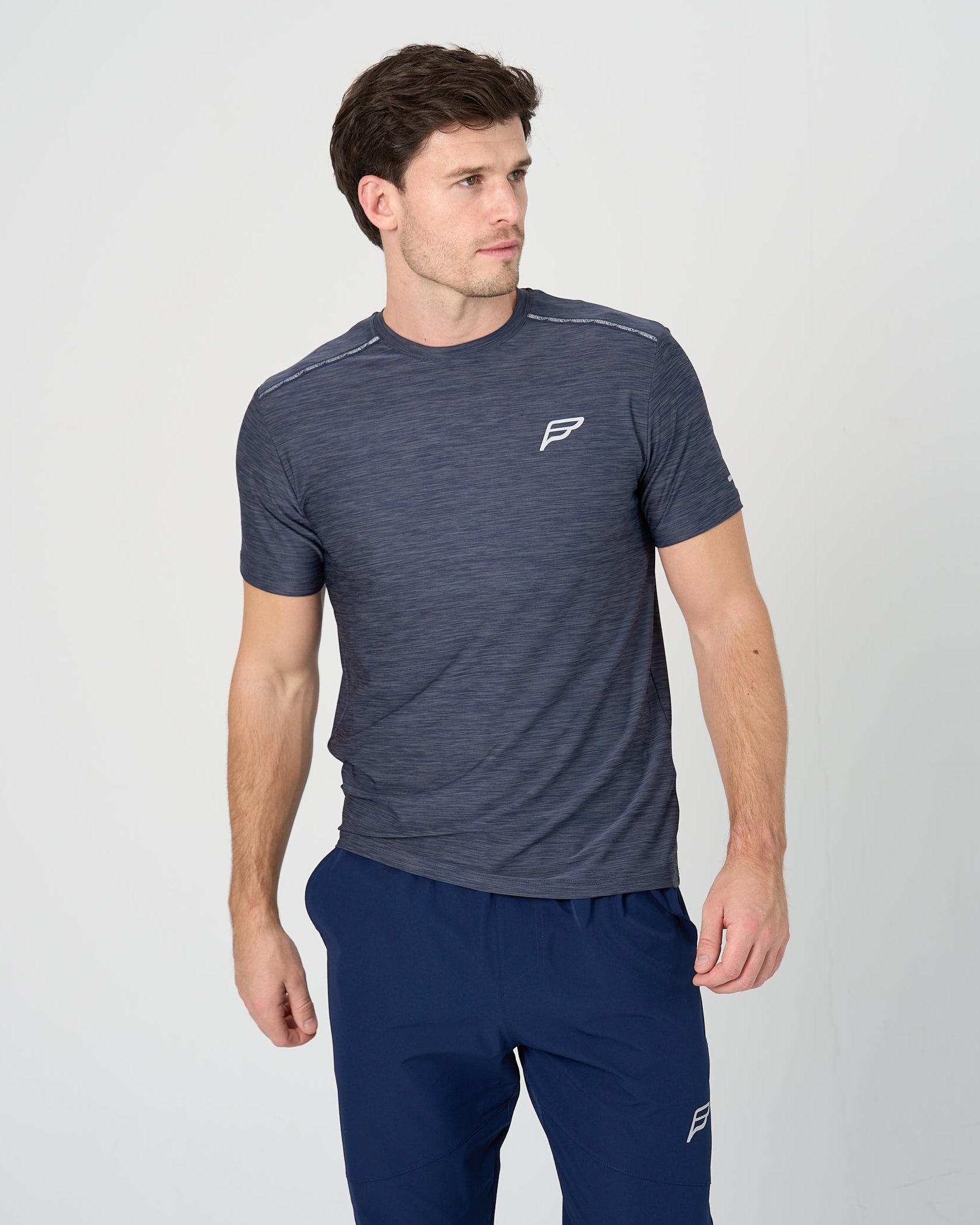 Mens Transform T-Shirt - Navy/Grey